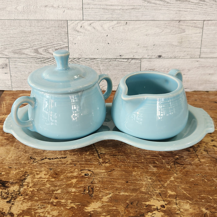 Fiesta Covered Sugar & Cream Set