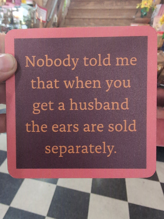 Drinks on Me Coaster