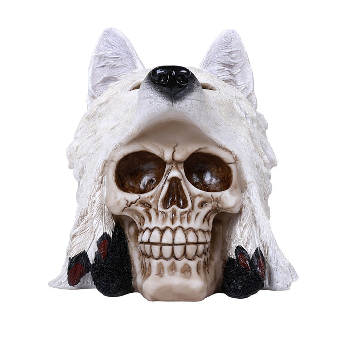 Skull w/ Wolf