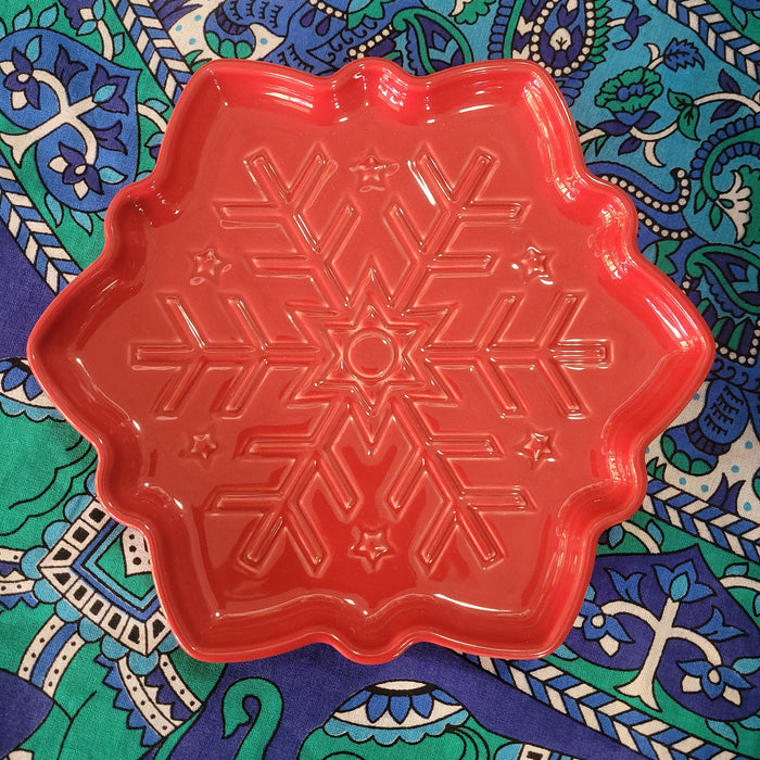 Snowflake Shaped Plate