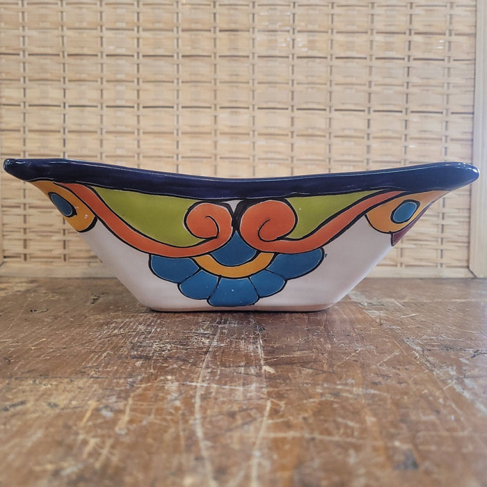 Square curved bowl