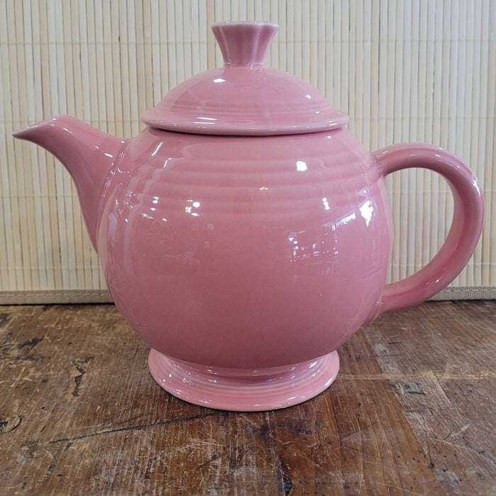 Fiesta Covered Teapot, Peony, Pink