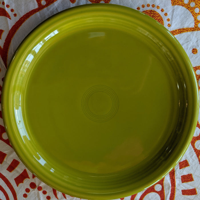 Lemongrass Fiesta Bistro Dinner Plate, Lime, Green