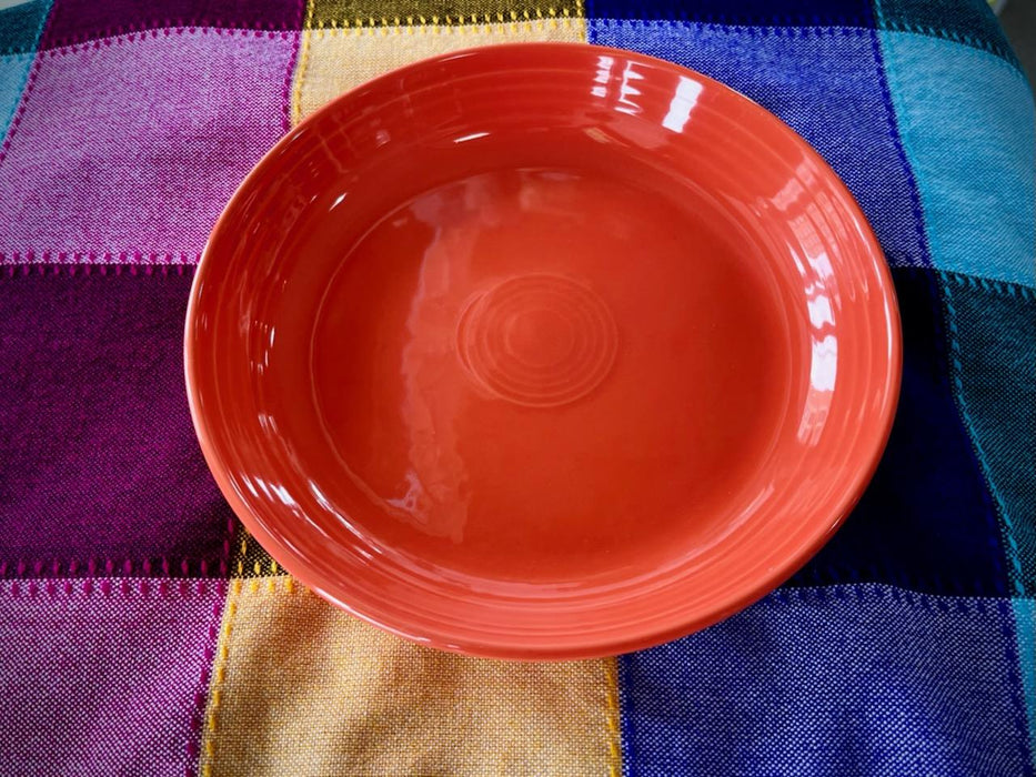 Poppy Fiesta Bistro Bowl Luncheon Plate, Orange