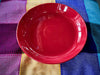 Scarlet Fiesta Bistro Bowl Luncheon Plate, Red