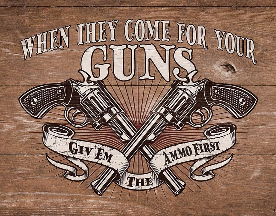 Miscellaneous Gun Tin Sign