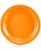 fiesta appetizer plate, retired tangerine, orange