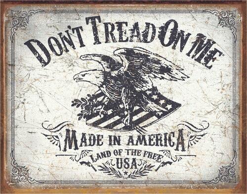 Don't Tread On Me Tin Sign — Import Market