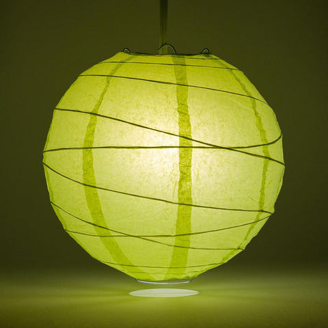 Crisscross Ribbing Round Paper Lanterns