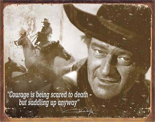 John Wayne Tin Signs