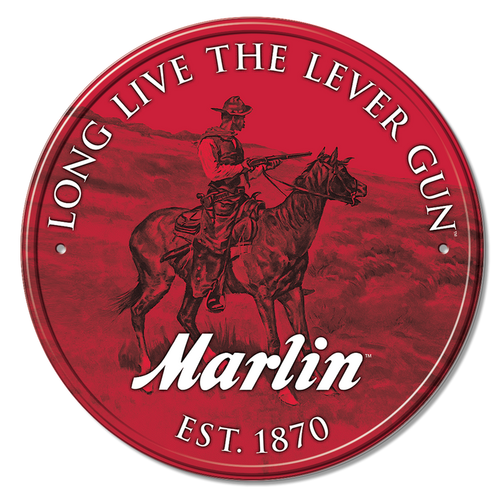 Marlin Rifle/Gun Tin Sign