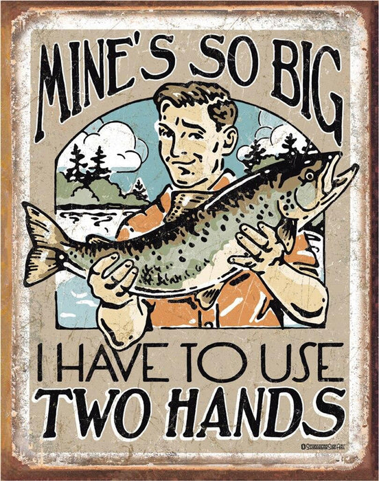 Hunting, Fishing & Camping Tin Sign