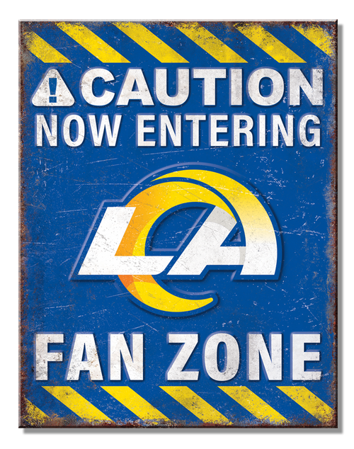 Fan Zone Tin Sign