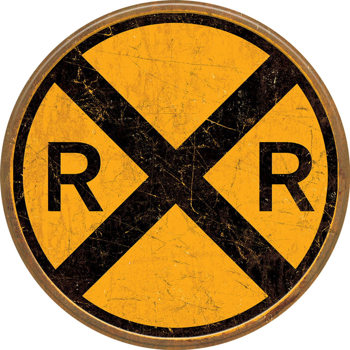 Train Tin Sign — Import Market