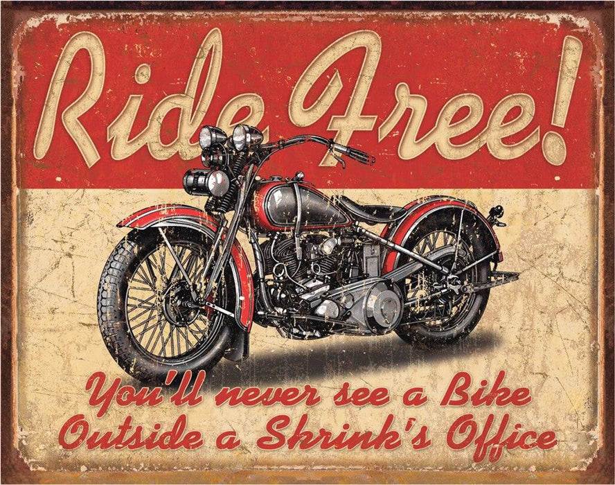 Motorcycle Tin Sign