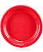 fiesta appetizer plate, scarlet, red