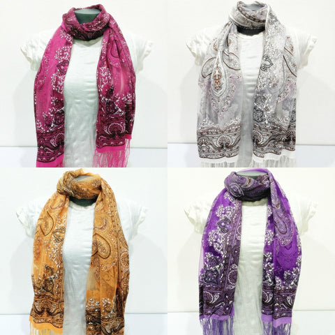 Silky Lace Scarf