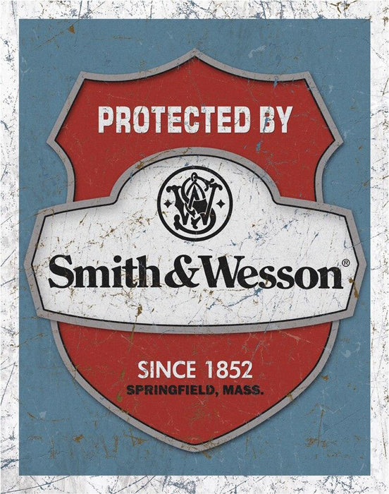Smith & Wesson Tin Sign